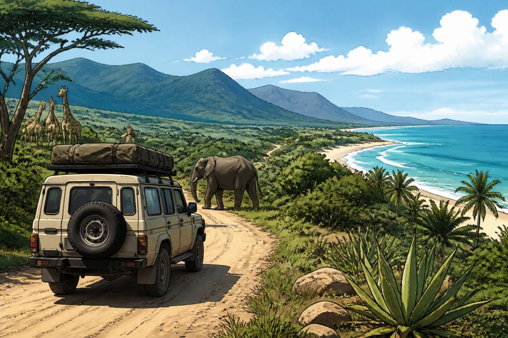 Afrique du Sud Mozambique : itinéraire de road trip entre safaris et plages