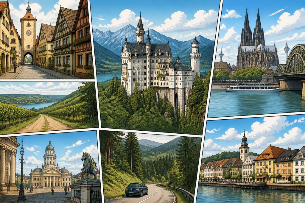 Itinéraire Allemagne : 7 circuits incontournables pour un voyage réussi
