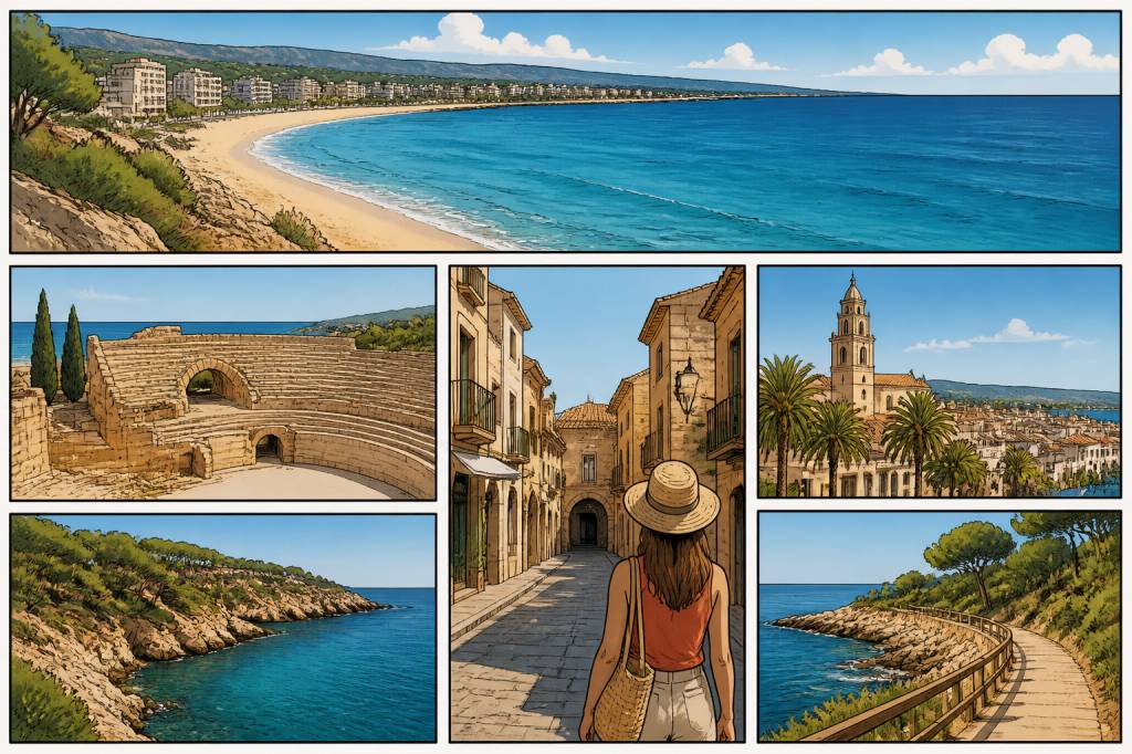 Carte Costa Dorada Espagne : itinéraires, villes et plages à découvrir