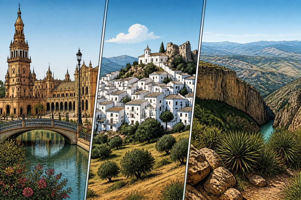 Andalousie circuit 15 jours : l’itinéraire idéal entre villes historiques, villages blancs et paysages sauvages