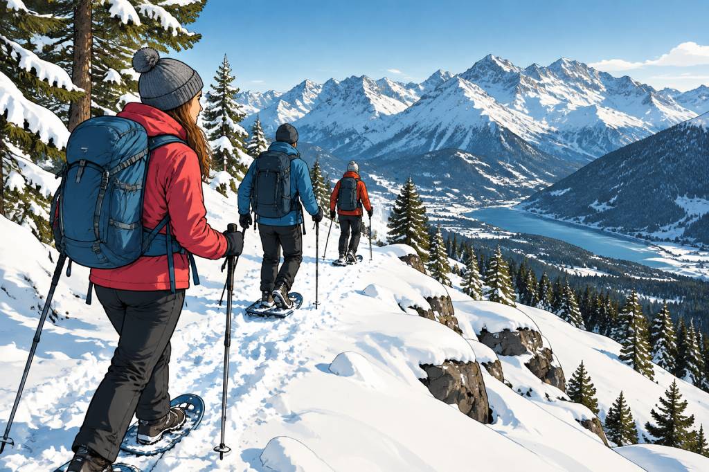 Randonnées raquettes Alpes : les plus beaux itinéraires enneigés à découvrir