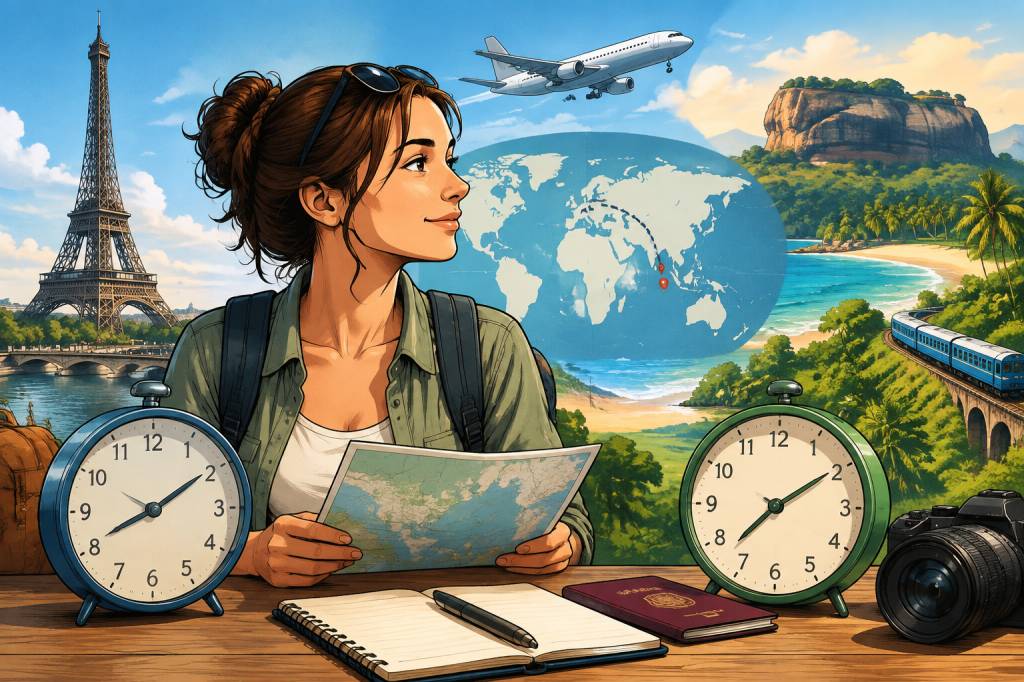 Décalage horaire Sri Lanka France : tout savoir pour bien préparer son voyage