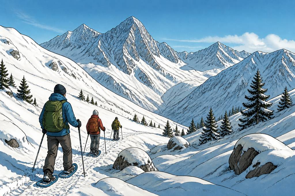 Rando raquette dans les Alpes : les plus beaux itinéraires à découvrir