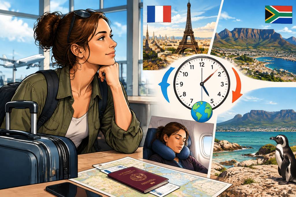Décalage horaire France-Afrique du Sud : tout savoir pour bien préparer son voyage