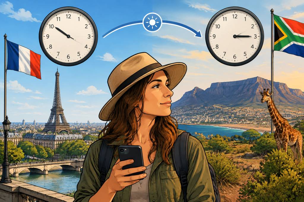 Afrique du Sud : décalage horaire avec la France, quelle heure est-il ?