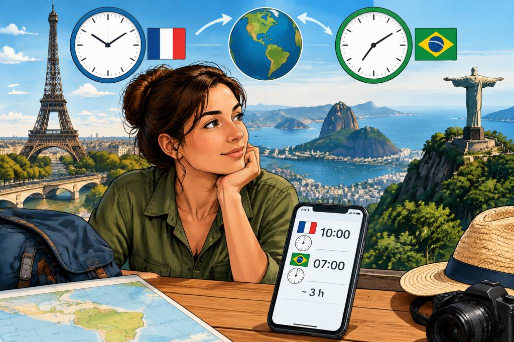 Brésil décalage horaire : quelle heure est-il et quel décalage avec la France ?
